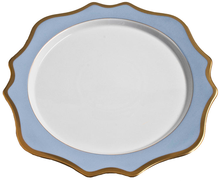 Anna Weatherley Anna's Palette Sky Blue Charger - Charles Mayer