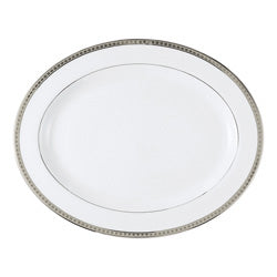Bernardaud Athena Platinum 15" Oval Platter - Charles Mayer