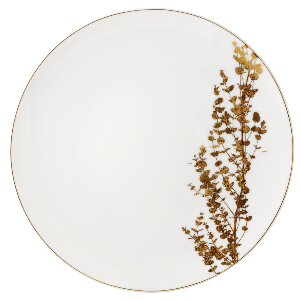 Bernardaud Vegetal Gold Dinner Plate - Charles Mayer