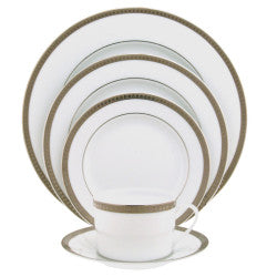 Christofle Malmaison Platinum Dessert Plate - Charles Mayer