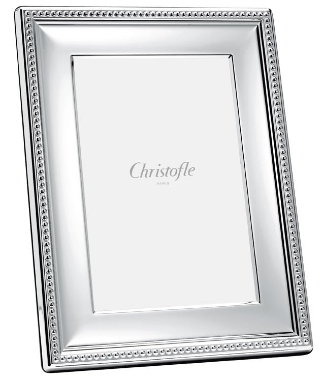 Christofle Perles Silver Plate 5*7 Frame - Charles Mayer