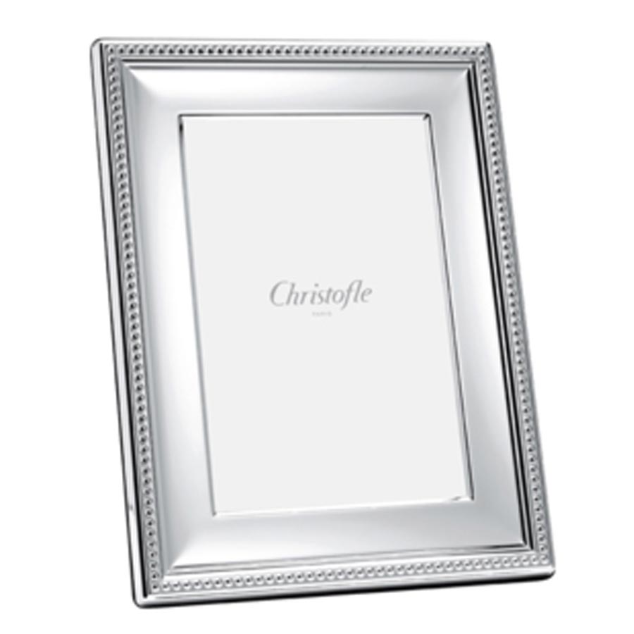 Christofle Perles Silver Plate 7*9 Frame - Charles Mayer
