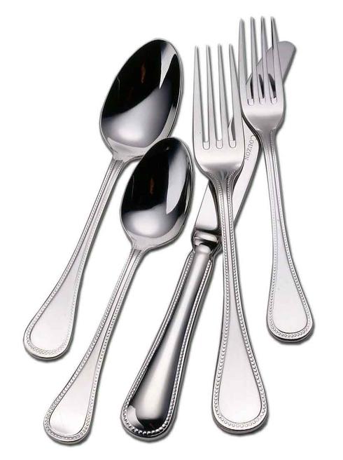 Couzon Le Perle Stainless 5Pc. Place Setting - Charles Mayer