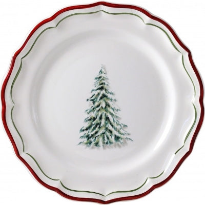 Gien Filet Noel Dinner Plate - Charles Mayer