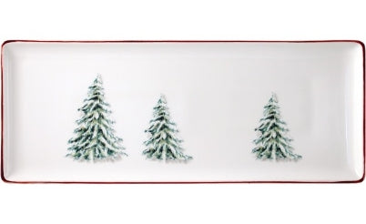 Gien Filet Noel Oblong Tray - Charles Mayer