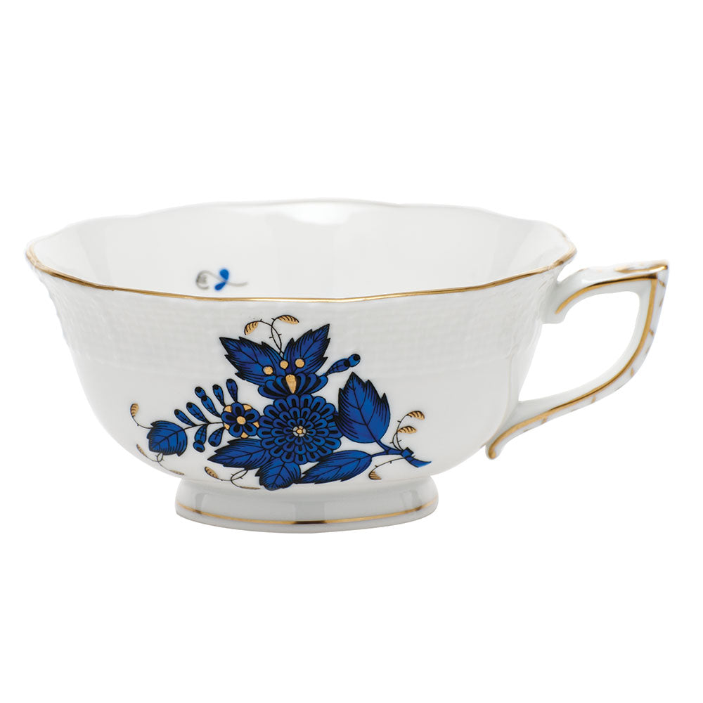 Herend Chinese Bouquet Black Sapphire Tea Cup - Charles Mayer
