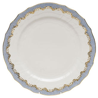 Herend Fish Scale Light Blue Service Plate - Charles Mayer