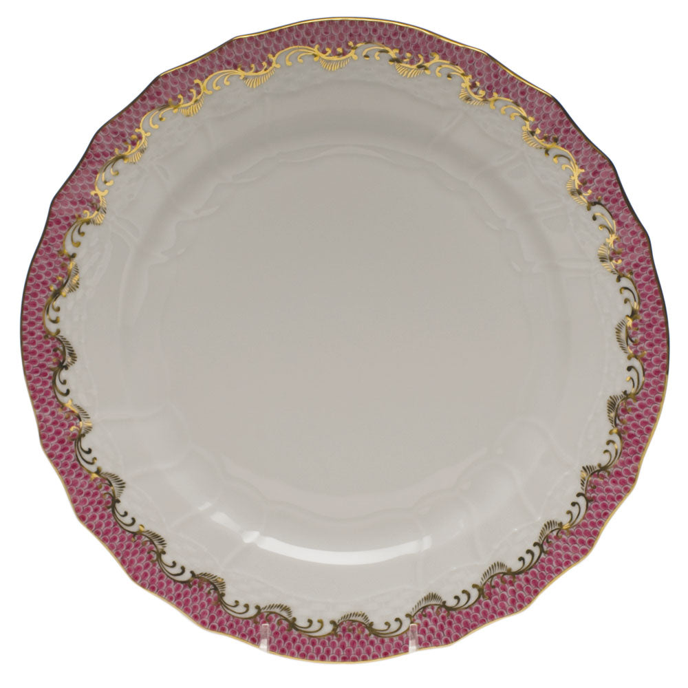 Herend Fish Scale Raspberry Service Plate - Charles Mayer