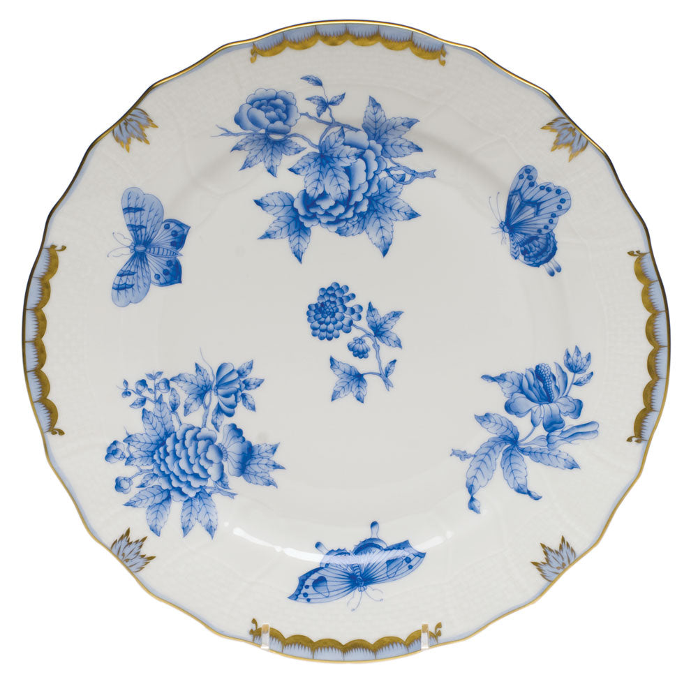 Herend Fortuna Blue Dinner Plate - Charles Mayer