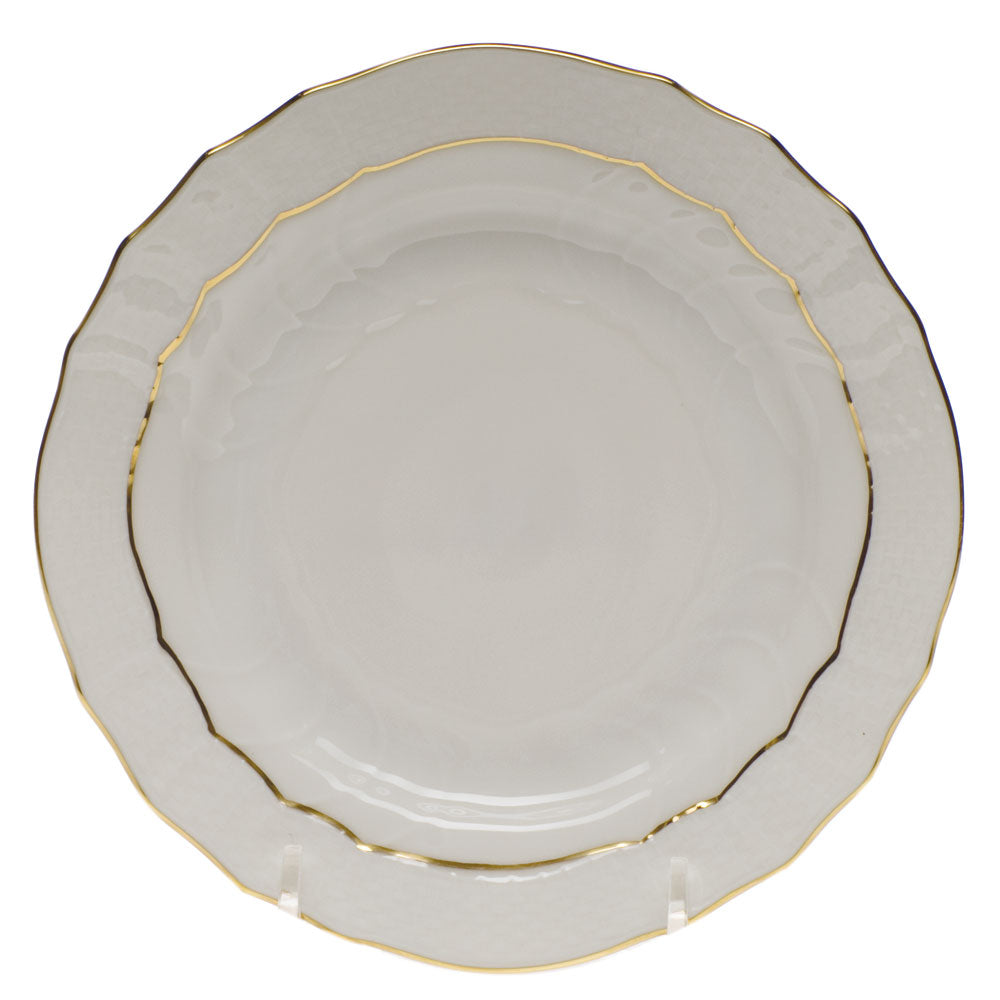 Herend Golden Edge Bread & Butter Plate - Charles Mayer