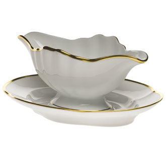 Herend Gwendolyn Gravy Boat With Fixed Stand - Charles Mayer