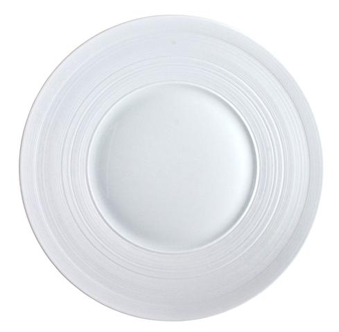 J.L. Coquet Hemisphere White Dinner Plate - Charles Mayer