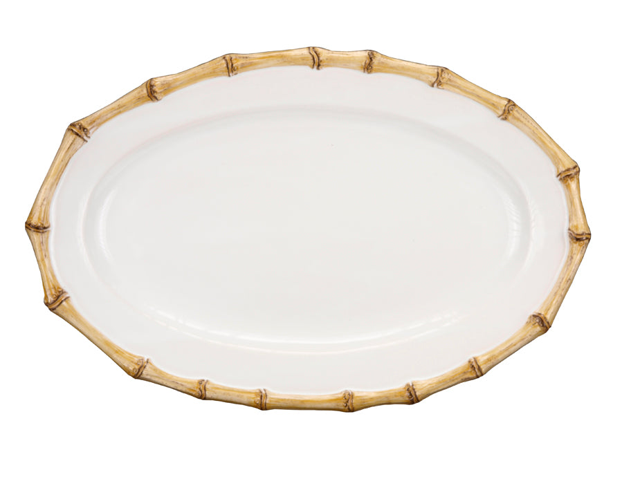 Juliska Classic Bamboo 16" Oval Platter - Charles Mayer