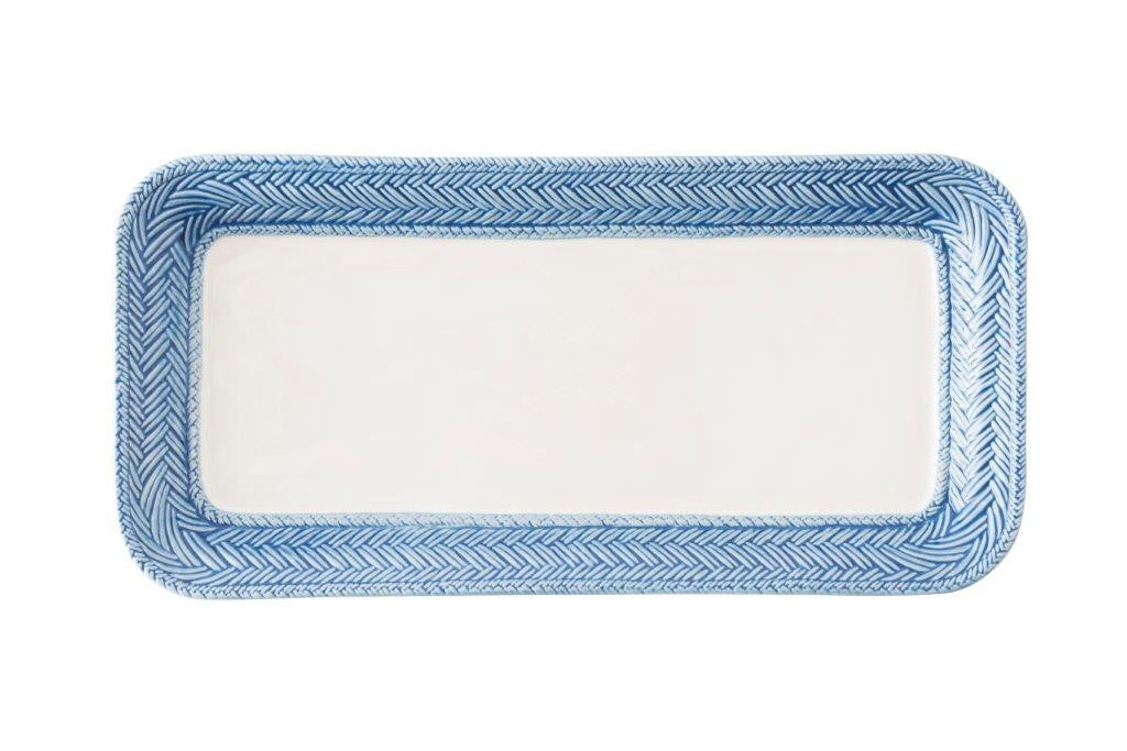Juliska Le Panier Whitewash/Delft Blue Hostess Tray - Charles Mayer