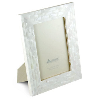 JWS Collections White Mother Of Pearl Frame, 5*5 - Charles Mayer