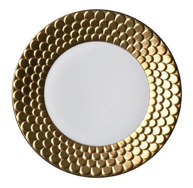 L'Objet Aegean Gold Dessert Plate - Charles Mayer