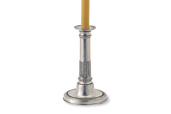 Match Pewter Round Based Candlestick - Charles Mayer