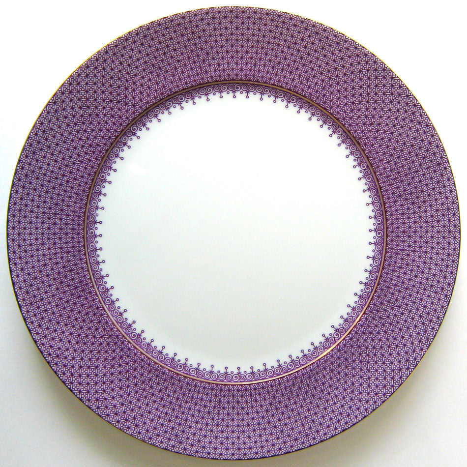 Mottahedeh Plum Lace Charger - Charles Mayer