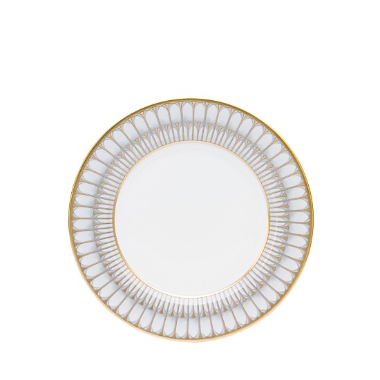 Deshoulieres Arcades Grey/Gold Salad Plate - Charles Mayer