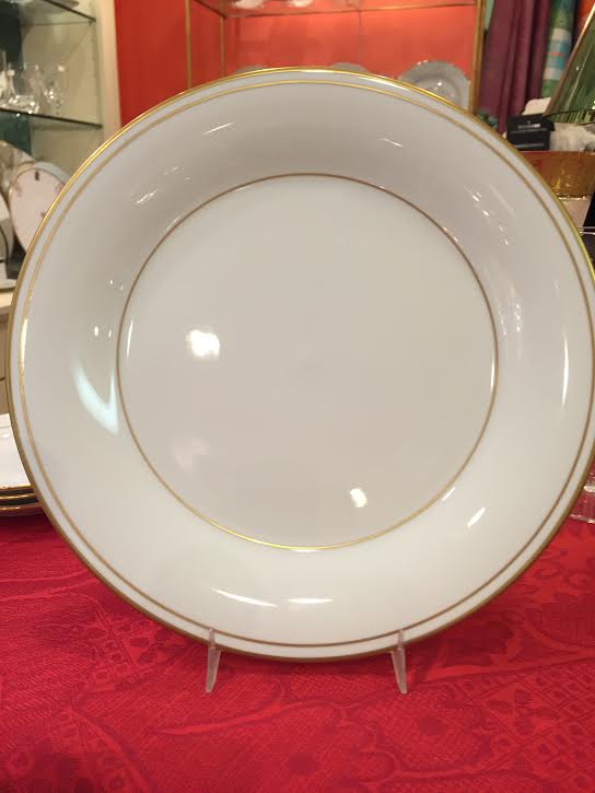 Pickard Ultra White Gold Necklace Bread & Butter Plate - Charles Mayer