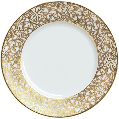 Raynaud Salamanque Gold Dessert Plate - Charles Mayer
