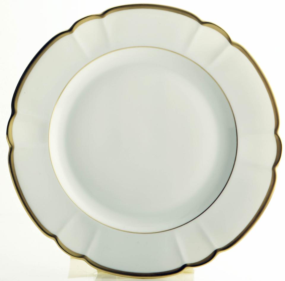 Robert Haviland Colette Gold Dinner Plate - Charles Mayer