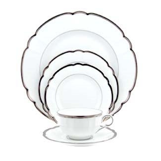Robert Haviland Colette Platinum Dinner Plate - Charles Mayer