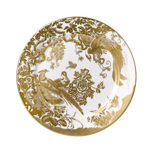 Royal Crown Derby Gold Aves Salad Plate - Charles Mayer