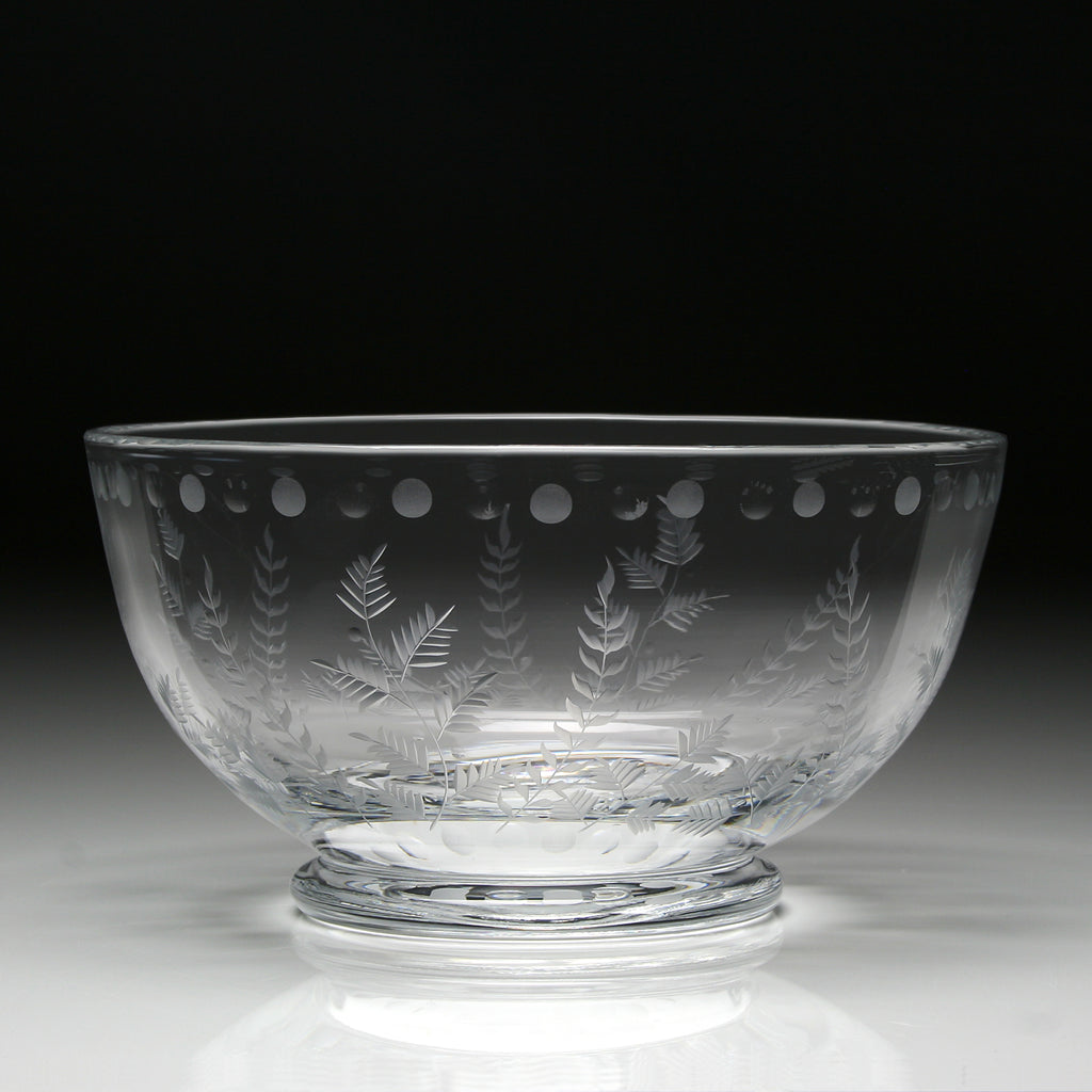 William Yeoward Crystal Fern Salad Bowl - Charles Mayer