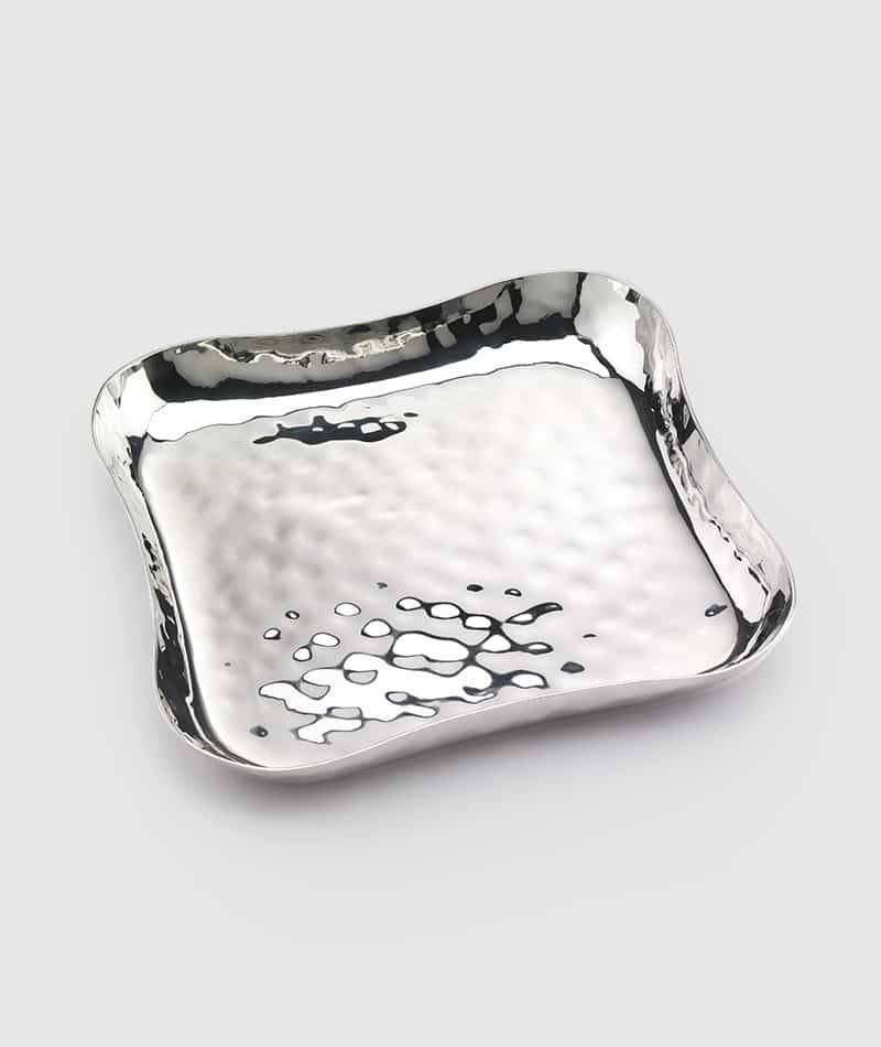 Mary Jurek Blossom Free Form Square Tray, 9" - Charles Mayer
