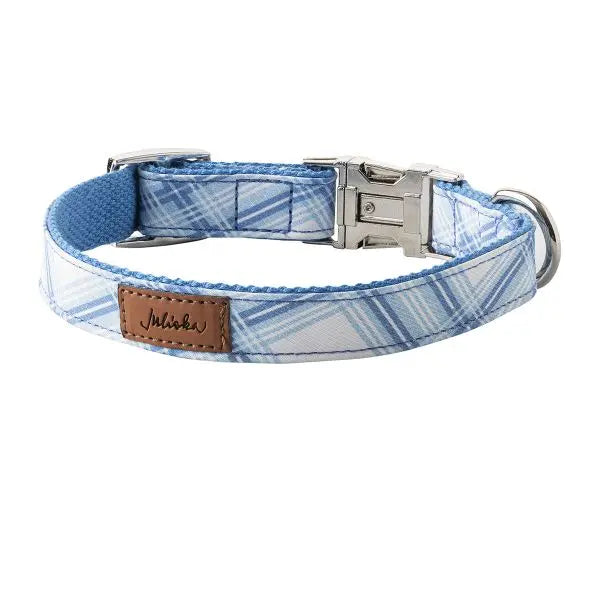 Juliska Tartan Chambray Small Dog Collar - Charles Mayer