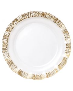 Vietri Rufolo Gold Service Plate/Charger - Charles Mayer