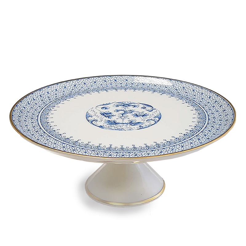 Mottahedeh Cornflower Lace Small Cake Stand - Charles Mayer