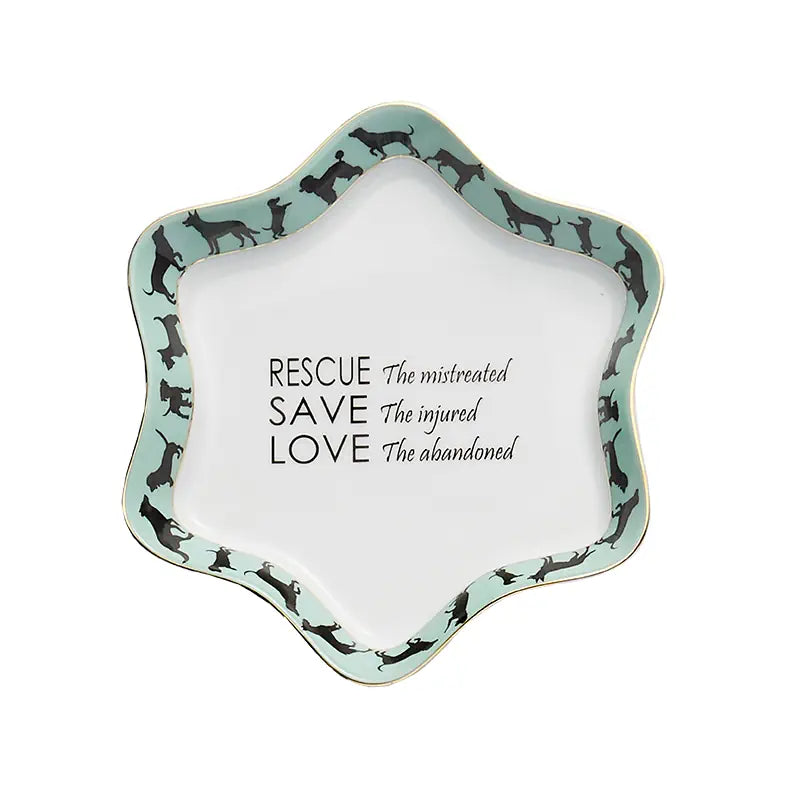 Mottahedeh Rescue The Mistreated, Save The Injured, Love The Abandoned Ring Tray - Charles Mayer