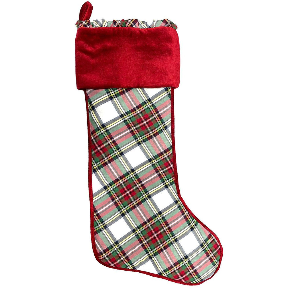 Juliska Stewart Tartan Stocking - Charles Mayer