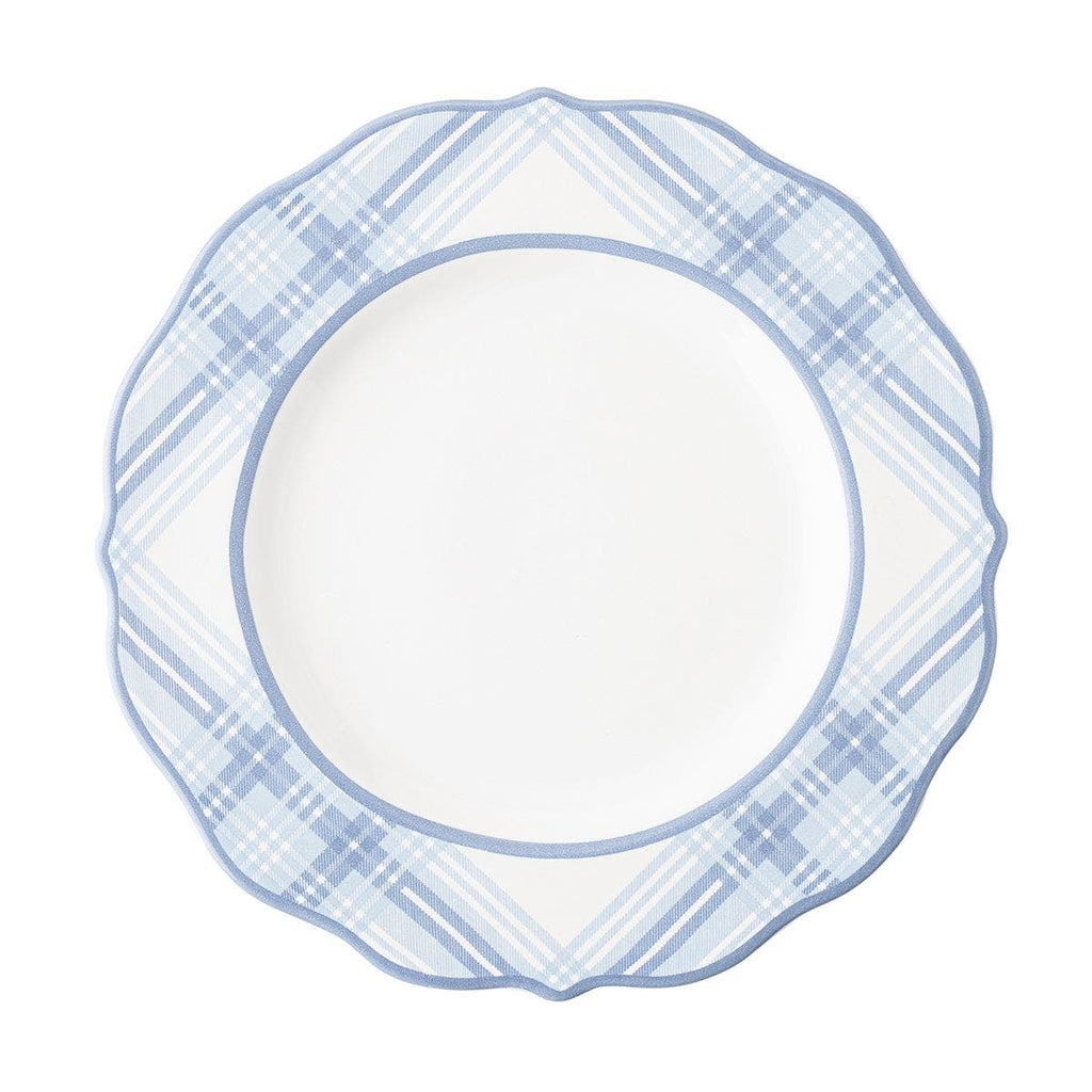 Juliska Chambray Tartan Dinner Plate - Charles Mayer