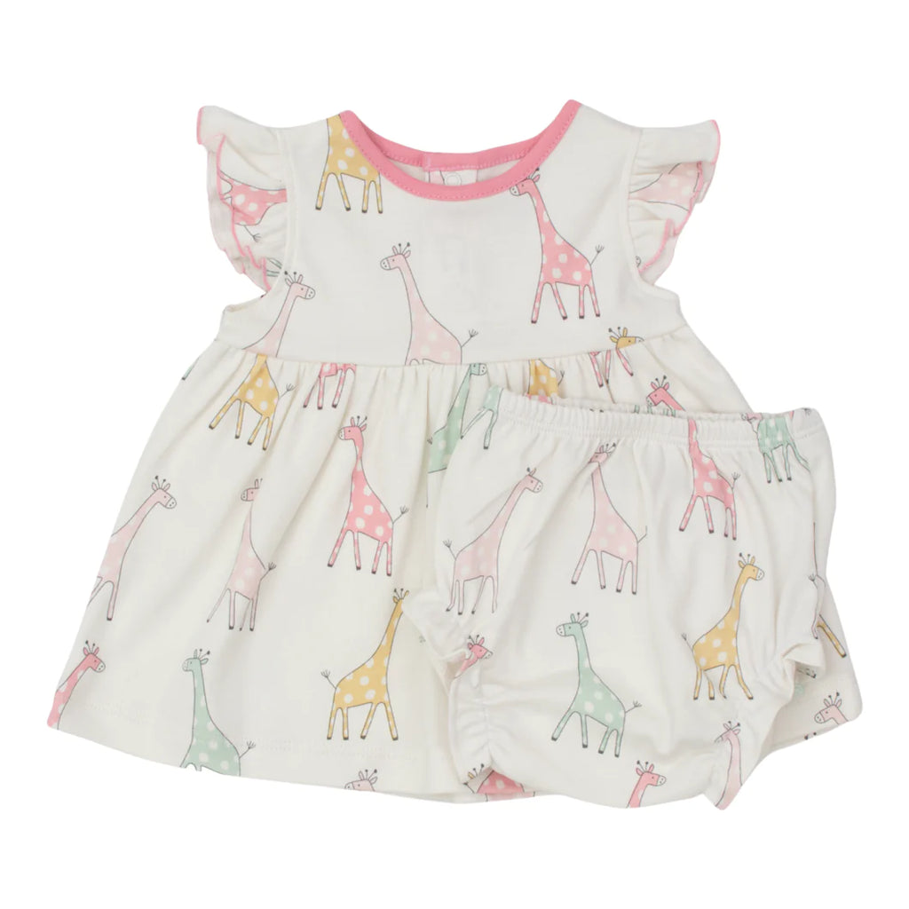 Kissy Kissy Pink Giraffe Friends Dress Set - Charles Mayer
