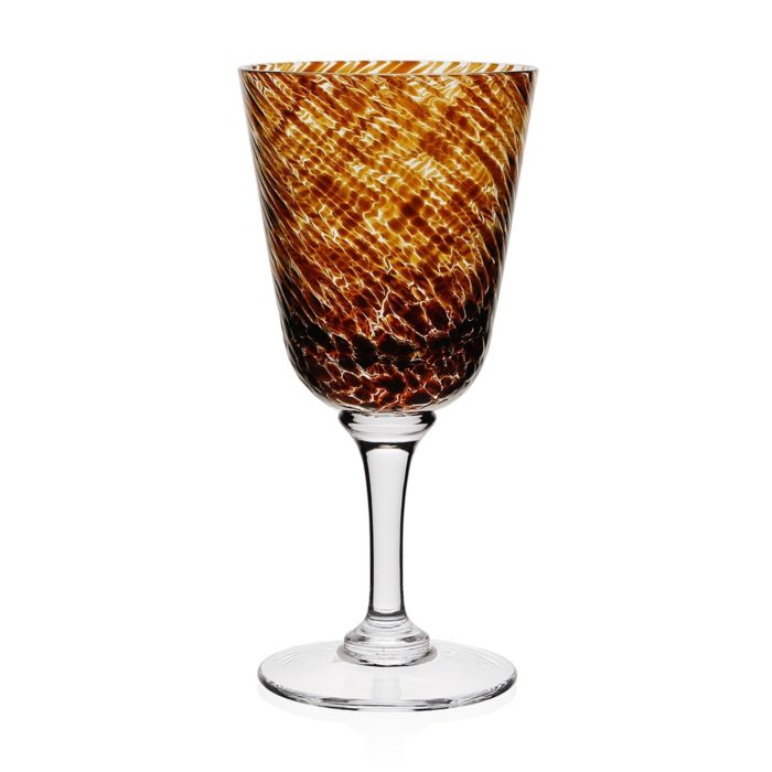 William Yeoward Studio Vanessa 8oz. Wine Glass, Tortoise - Charles Mayer
