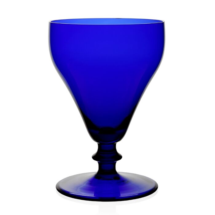 William Yeoward Crystal Vera Blue Goblet - Charles Mayer
