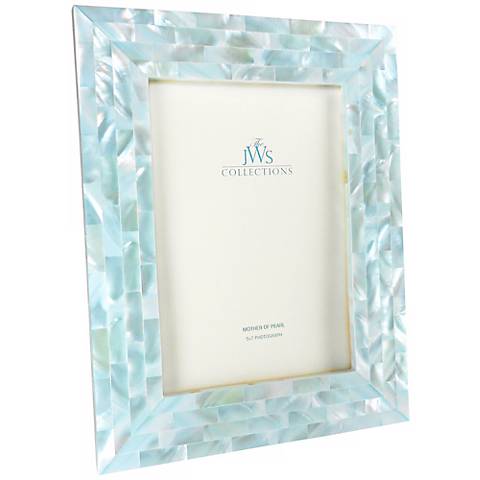 JWS Collections Mother Of Pearl Blue 4*6 Frame - Charles Mayer