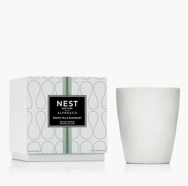 Nest Fragrances White Tea & Rosemary Alfresco Deluxe Candle - Charles Mayer